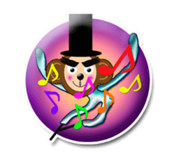 XOXO Monkeys3-1Japan sticker #9615965