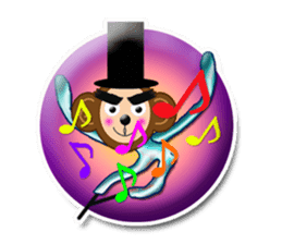 XOXO Monkeys3-1Japan sticker #9615965