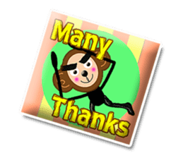 XOXO Monkeys3-1Japan sticker #9615966