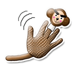 XOXO Monkeys3-1Japan sticker #9615969