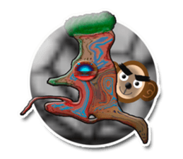 XOXO Monkeys3-1Japan sticker #9615971