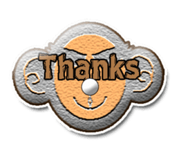 XOXO Monkeys3-1Japan sticker #9615978