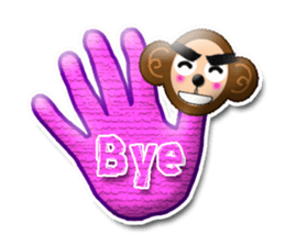 XOXO Monkeys3-1Japan sticker #9615979