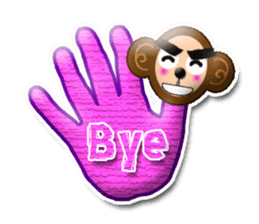 XOXO Monkeys3-1Japan sticker #9615979