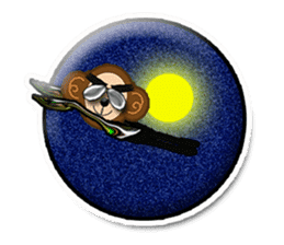 XOXO Monkeys3-1Japan sticker #9615981