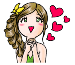 Japanese Sweet Girl Stickers 3 sticker #9616103