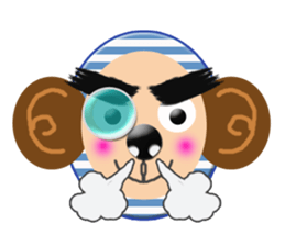 XOXO Monkeys1-1Japan sticker #9616144