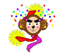 XOXO Monkeys1-1Japan sticker #9616147