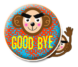 XOXO Monkeys1-1Japan sticker #9616150