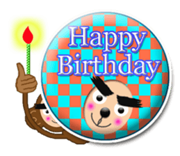 XOXO Monkeys1-1Japan sticker #9616156