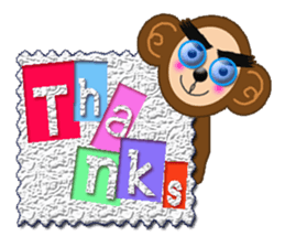 XOXO Monkeys1-1Japan sticker #9616159