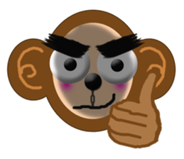 XOXO Monkeys1-1Japan sticker #9616162