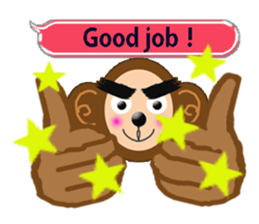 XOXO Monkeys1-1Japan sticker #9616167