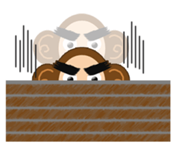 XOXO Monkeys1-1Japan sticker #9616176