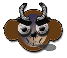 XOXO Monkeys1-1Japan sticker #9616179