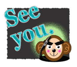 XOXO Monkeys1-1Japan sticker #9616182