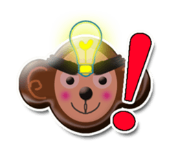 XOXO Monkeys1-1Japan sticker #9616183