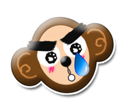 XOXO Monkeys0-1Japan sticker #9616267