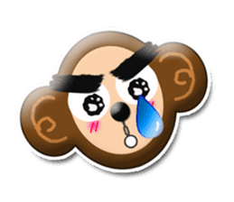 XOXO Monkeys0-1Japan sticker #9616267