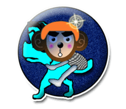 XOXO Monkeys0-1Japan sticker #9616280