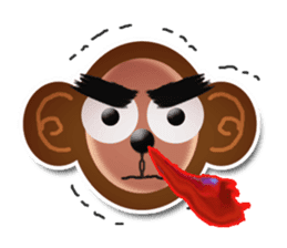 XOXO Monkeys0-1Japan sticker #9616284