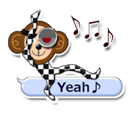 XOXO Monkeys0-1Japan sticker #9616288
