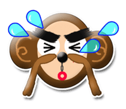 XOXO Monkeys0-1Japan sticker #9616299