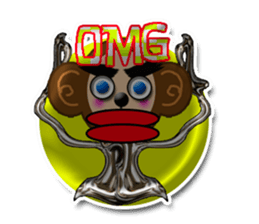 PRISCILLA!monkeys1-1 sticker #9616305