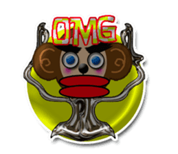 PRISCILLA!monkeys1-1 sticker #9616305