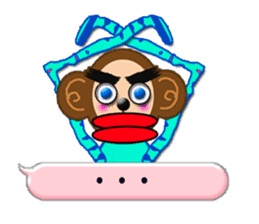PRISCILLA!monkeys1-1 sticker #9616315