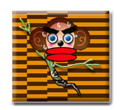 PRISCILLA!monkeys1-1 sticker #9616332