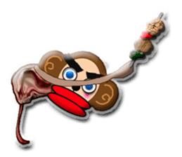 PRISCILLA!monkeys1-1 sticker #9616334