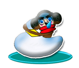 PRISCILLA!monkeys1-1 sticker #9616336