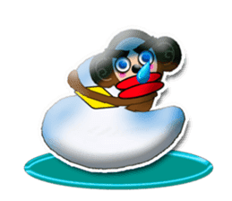 PRISCILLA!monkeys1-1 sticker #9616336