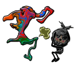 ZENTAI white man 0-1 sticker #9616440