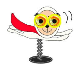 ZENTAI white man 0-1 sticker #9616463