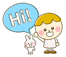 Cute circle and cute square sticker #9616506