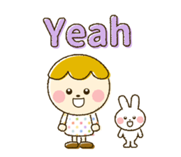 Cute circle and cute square sticker #9616507