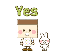 Cute circle and cute square sticker #9616508