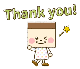 Cute circle and cute square sticker #9616515