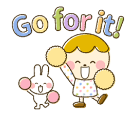 Cute circle and cute square sticker #9616517