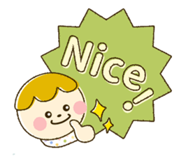 Cute circle and cute square sticker #9616524