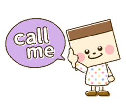 Cute circle and cute square sticker #9616540