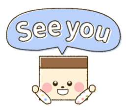 Cute circle and cute square sticker #9616542