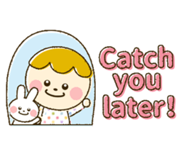 Cute circle and cute square sticker #9616543