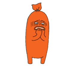 Fish sausage2 sticker #9616595