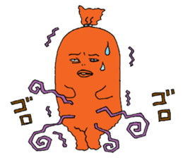 Fish sausage2 sticker #9616597