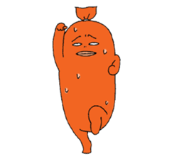Fish sausage2 sticker #9616607