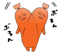 Fish sausage2 sticker #9616608