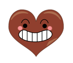 valentine heart chocolate sticker #9616765